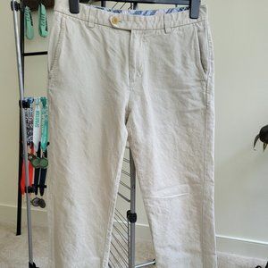Brooks Brothers Milano Fit Linen and Cotton Chinos